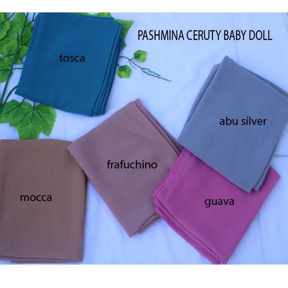 Khăn Trùm Đầu Hijab Pashmina Ceruty