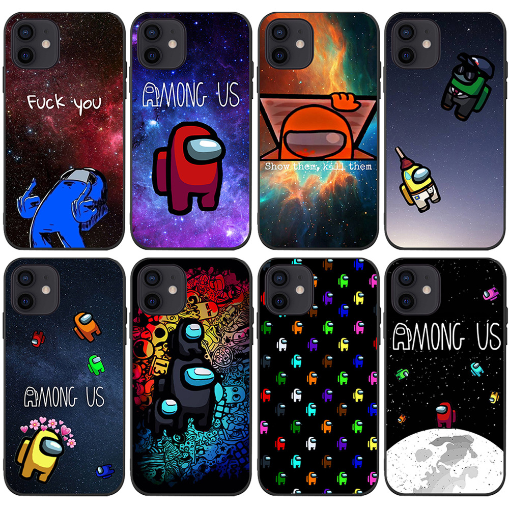 Game Among Us Phone Case Suitable for IPhone 12 Mobile Phone Case Peripheral Phone Cover