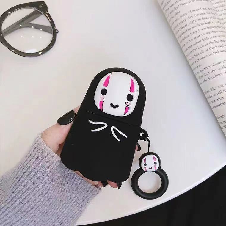 Vỏ Bảo Vệ Hộp Sạc Tai Nghe AirPods Pro Apple Bluetooth Không Dây Hình Vô Diện Dễ Thương