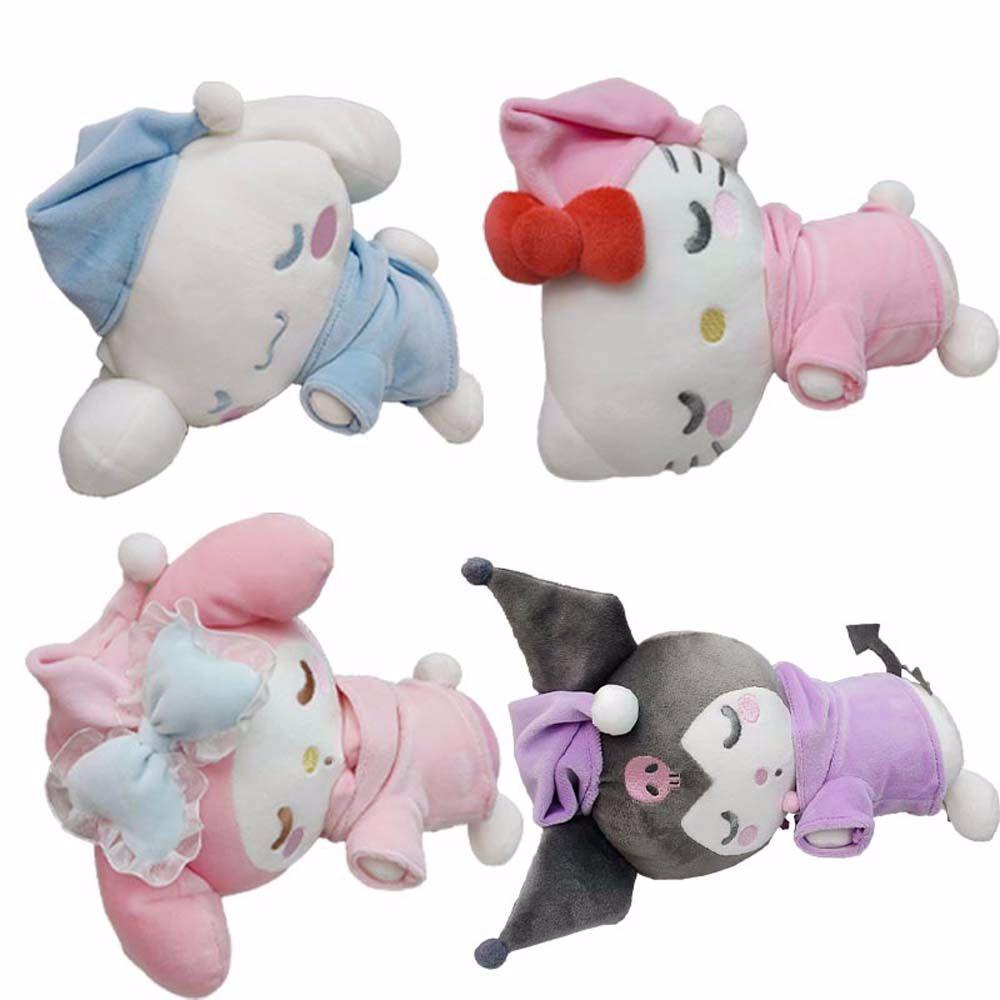 Đồ chơi nhồi bông Hình Kuromi My Melody 8inch Đang Ngủ Dễ Thương