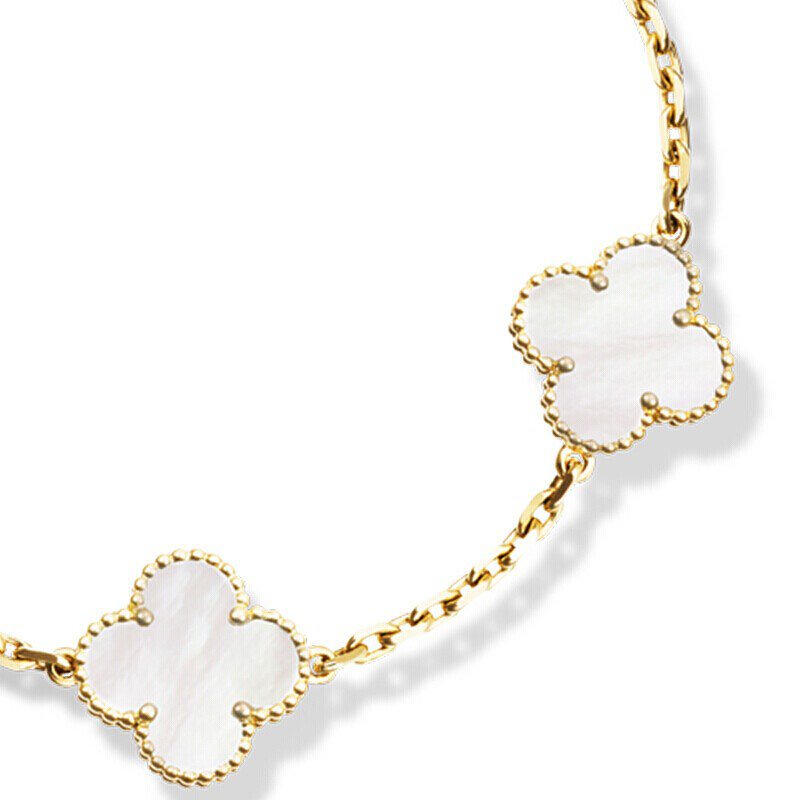 Van Cleef & Arpel bracelet Five-Flower VCA Five-Flower Bracelet red flower black flower white flower various optional new bracelet