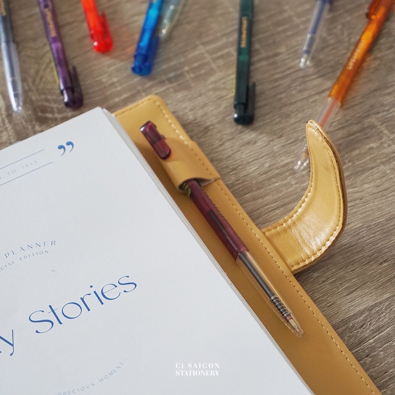 Viết bi nhiều màu ngòi 0.38mm - 0.38 Transparent Ballpoint Pen