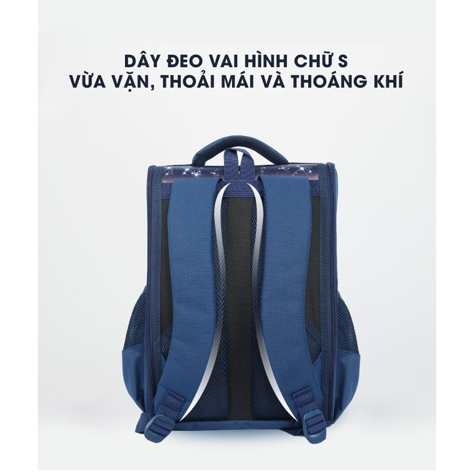 Cặp Học Sinh Chống Gù Lưng MITI cho bé trai- Mẫu mới siêu nhẹ siêu hot
