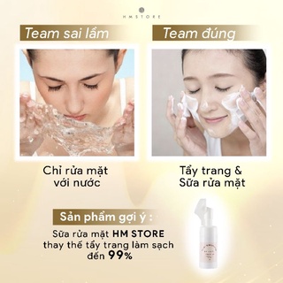 Sữa rửa mặt tẩy trang HM Store
