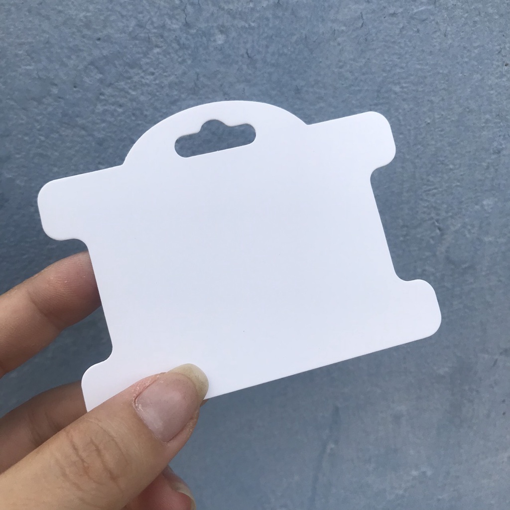 100 bìa treo vòng tay, vòng cột tóc, dây thun, kt 7x9cm
