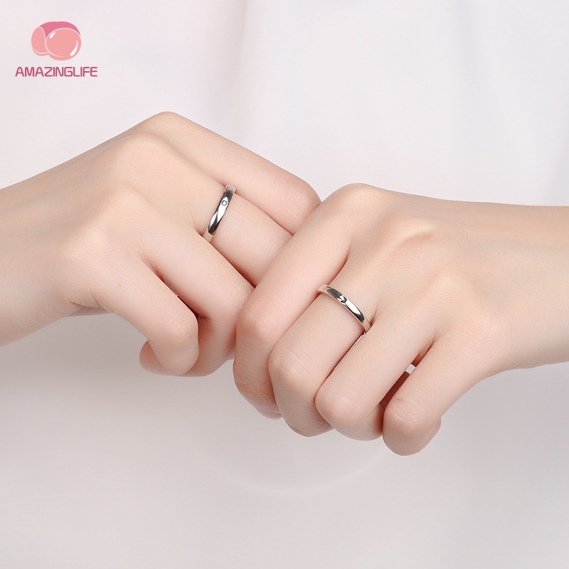 Nhẫn Đính Hôn / Nhẫn Cưới Màu Sắc Tối Giản Lãng Mạn