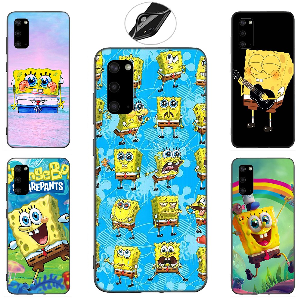 Samsung Galaxy S10 S9 S8 Plus S6 S7 Edge S10+ S9+ S8+ Casing Soft Case 115LU SpongeBob SquarePants mobile phone case