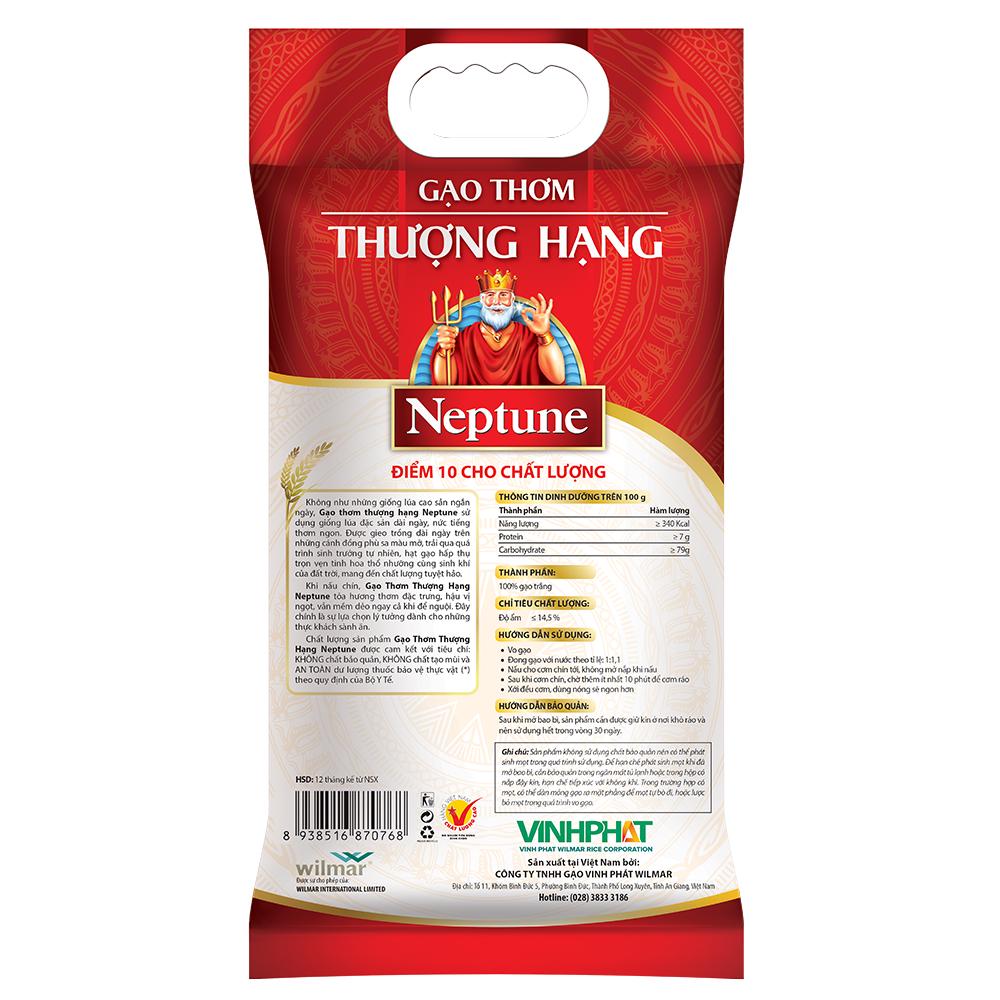 Gạo Neptune Thơm Thượng Hạng Túi 5kg | BigBuy360 - bigbuy360.vn