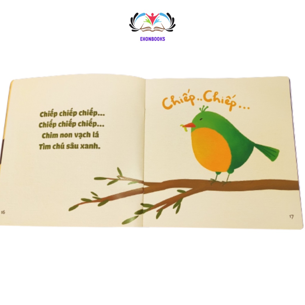 Sách ehon cho bé 0 3 tuổi – Ehon Âm thanh quanh bé “Ùm Bò” wabooks