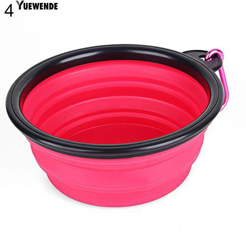 Tô đựng thức ăn bằng silicone có thể thu gọn cho thú cưng