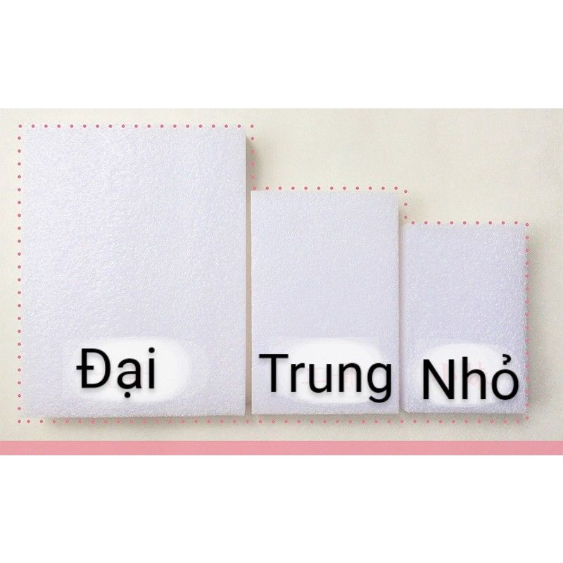Đệm Chọc Len Bằng Mút Đen &amp; Trắng
