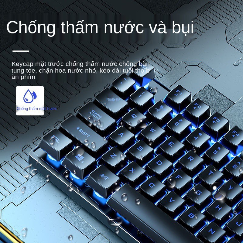 Máy AOC Bàn phím cảm giác tay tính để xách phổ thông có dây USB chơi game phát sáng và bộ chuột | BigBuy360 - bigbuy360.vn