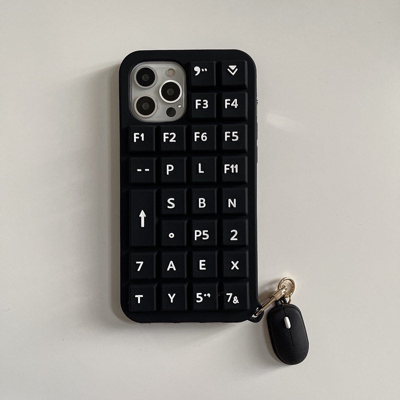 Ốp Lưng Có BàN PhíM Dạ Quang Cho iPhone 12 13 14 11 Pro Max X Xs Max Xr