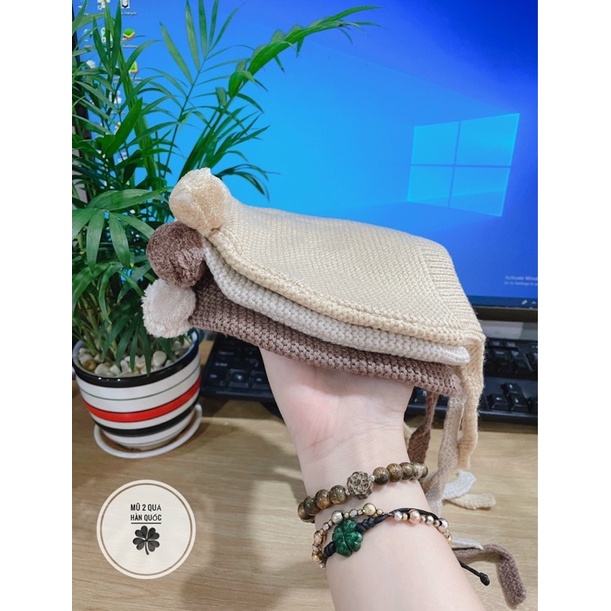 Mũ Len BB Hàn Quốc Cho Bé Trai Bé Gái  6 tháng - 2 tuổi