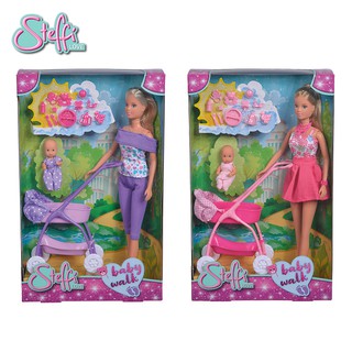 Đồ Chơi Búp Bê Dắt Bé Đi Dạo STEFFI LOVE Baby Walk 105733067 - Simba Toys Vietnam