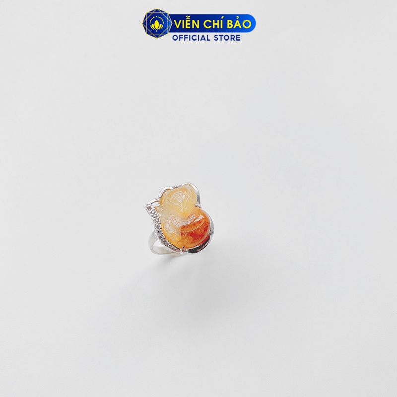 Nhẫn bạc nữ Thiên hồ tóc vàng bọc bạc chất liệu bạc 925 thời trang phụ kiện trang sức nữ Viễn Chí Bảo N400022