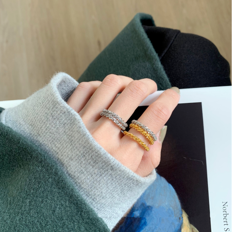 Nhẫn Bạc Lấp Lánh Thời Trang Cho Nữ
