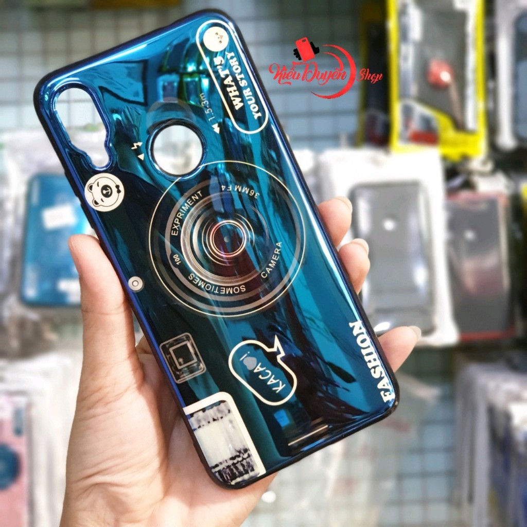 Ốp lưng Xiaomi Redmi Note 7 hình máy ảnh kèm giá đỡ và dây đeo