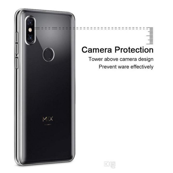 [BH 1 ĐỔI 1] Ốp lưng silicon dẻo trong suốt cho Xiaomi Mi Mix 3 mỏng 0.6mm chính hãng Ultra Thin