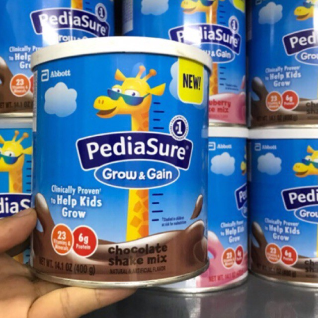 [ Hàng air, có bill ] Sữa PediaSure Grow & Gian 400g của Mỹ