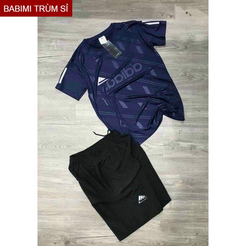 Bộ Cộc Tay Thể Thao Nam adidas ❤️ Freeship ❤️ Cổ Tròn chất Thun Lạnh Mềm mát | BigBuy360 - bigbuy360.vn