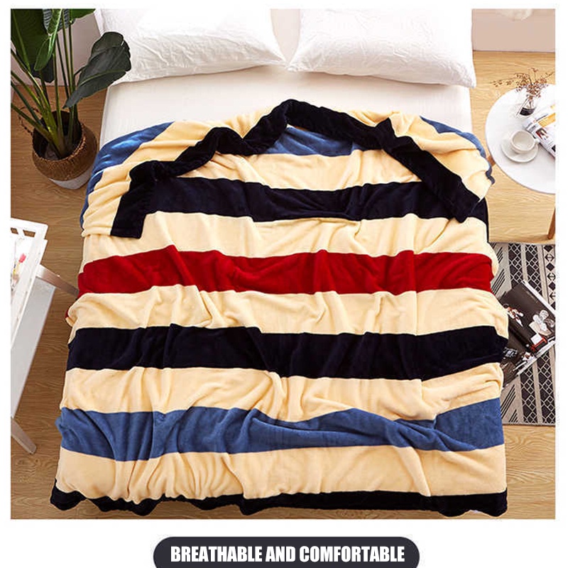 Hàng Có Sẵn!!! Hàng Có Sẵn!Chăn Đơn / queen / king Bằng Vải Nhung Lông Mềm Mại Thoải Mái Cho Ghế sofa / Văn Phòng