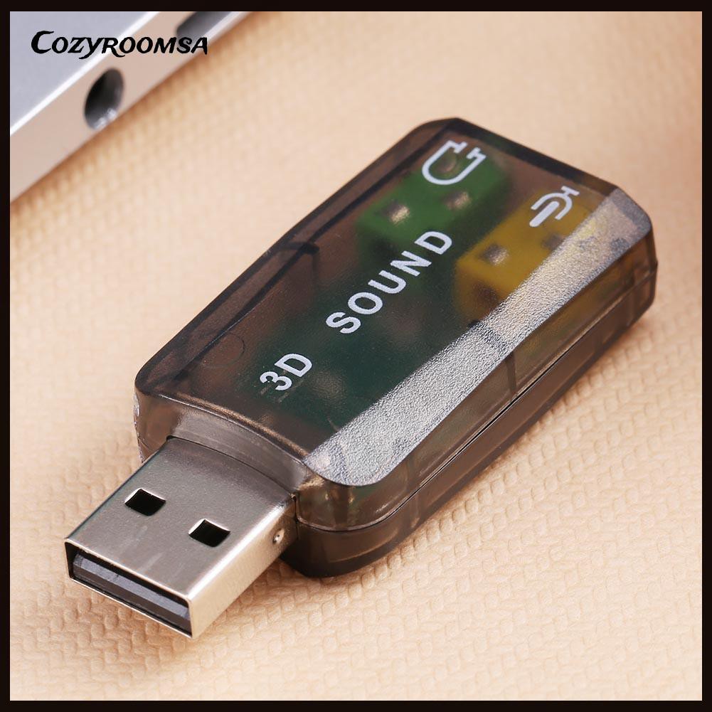 Usb Chuyển Đổi Âm Thanh 3d 5.1 Ch Cho Máy Tính Laptop Notebook | BigBuy360 - bigbuy360.vn