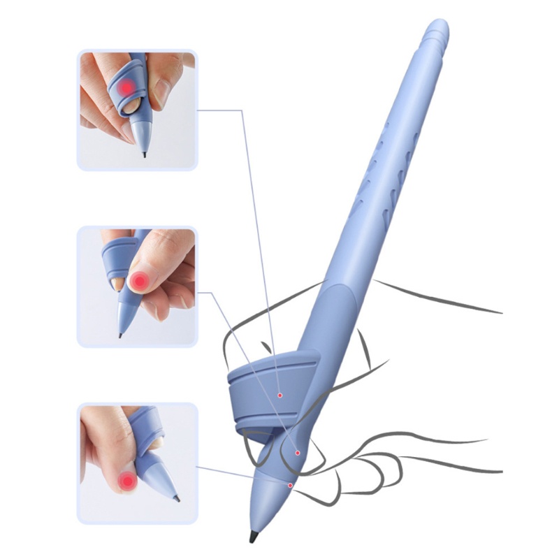 Bộ Bút Chì Bấm Tay Cầm Mềm Tiện Dụng Cho Trẻ Em