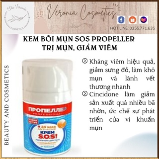 Kem bôi mụn SOS Propeller giảm mụn, giảm viêm, gom khô cồi mụn