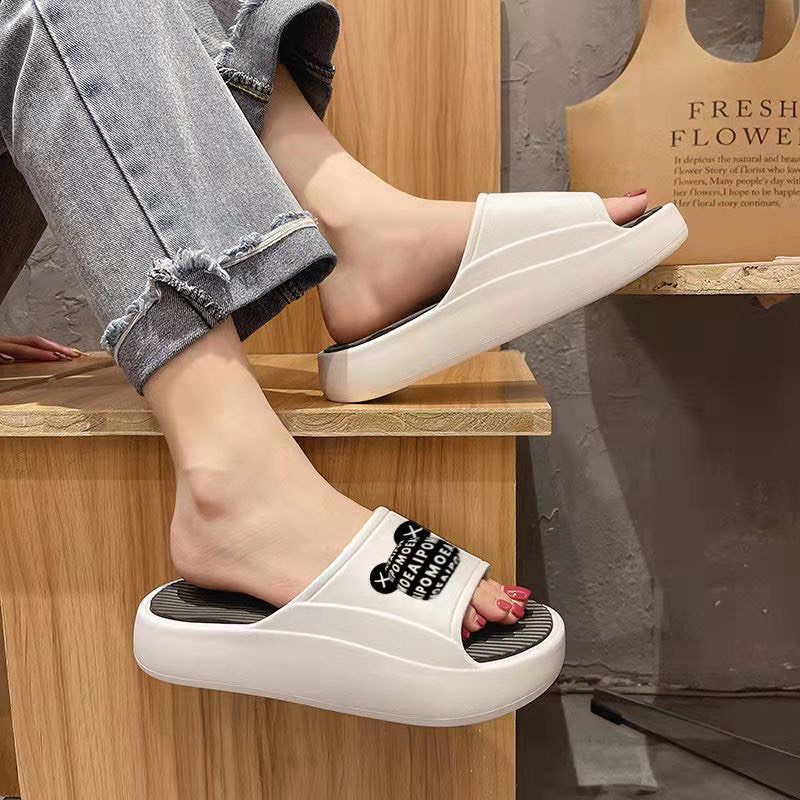 Dép đúc quai ngang Unisex  SIÊU HOT  thời trang đế bằng cao 5cm họa tiết 3d trend 2022 chất liệu EVA MSP8088