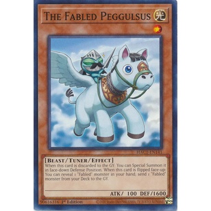 Thẻ Bài YuGiOh The Fabled Peggulsus - HAC1-EN141 - Common 1st Edition