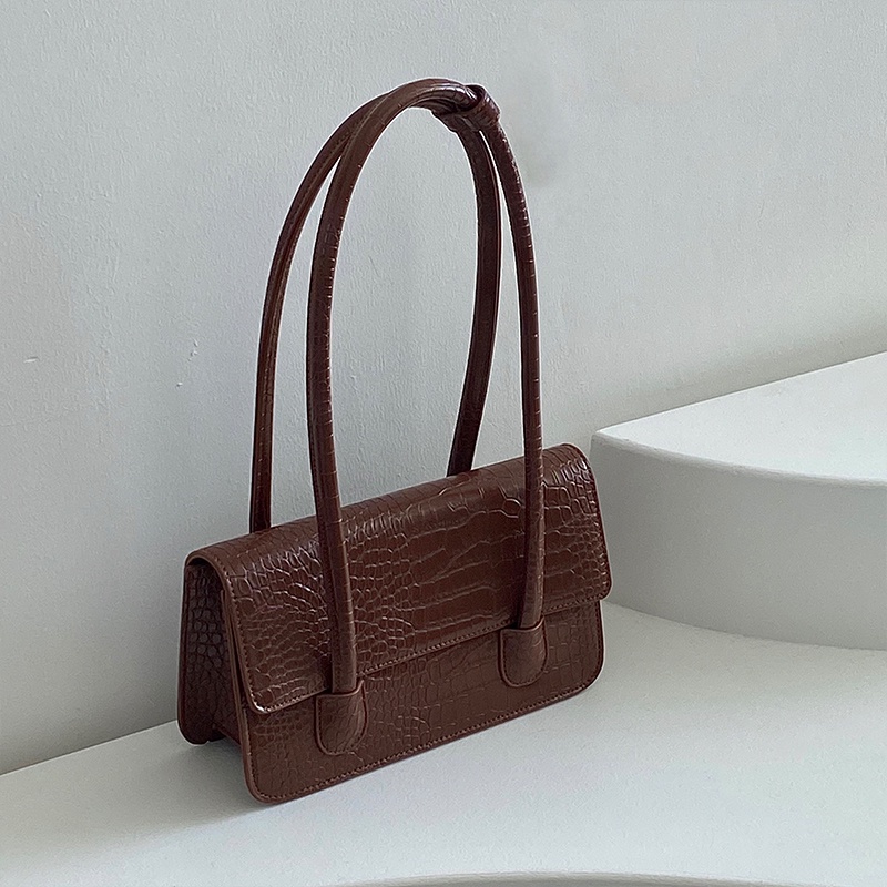 Túi Đeo Vai Dáng Vuông Nhỏ Giả Da Cá Sấu Thời Trang Cao Cấp Cho Nữ 2021