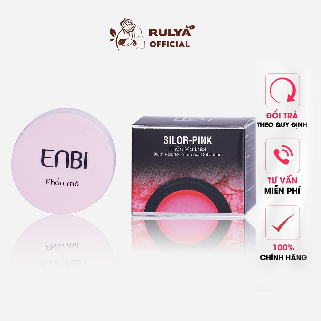 Phấn má ENBI Silor Pink cho lớp nền mịn màng, bóng khỏe tự nhiên - RULYA STORE