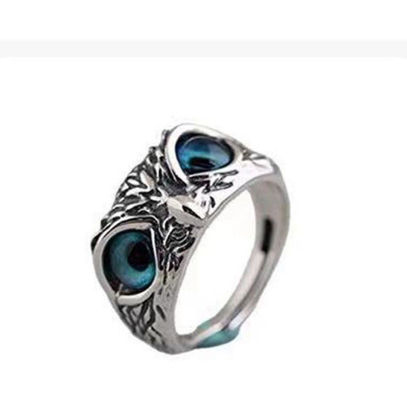 Nhẫn hình chim cú thời trang sang trọng cổ điển có thể điều chỉnh kích cỡ 19A1742