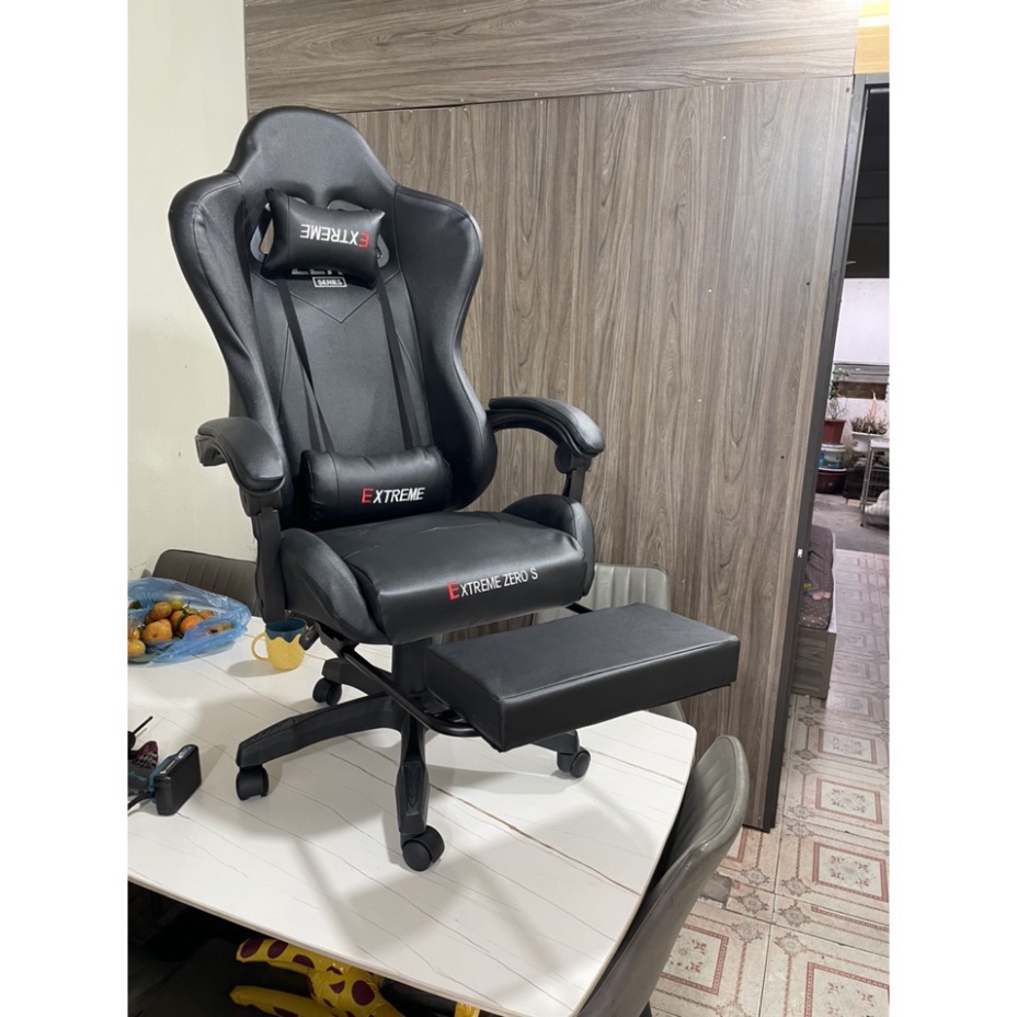 Ghế Gaming Zero S Gác Chân Chính Hãng Cao Cấp HA06 Ghế Game Thủ Nâng Hạ, Bọc Da Cao Cấp - Nội Thất hoài An