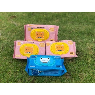  Gói 100 tờ giấy ướt không mùi bobo