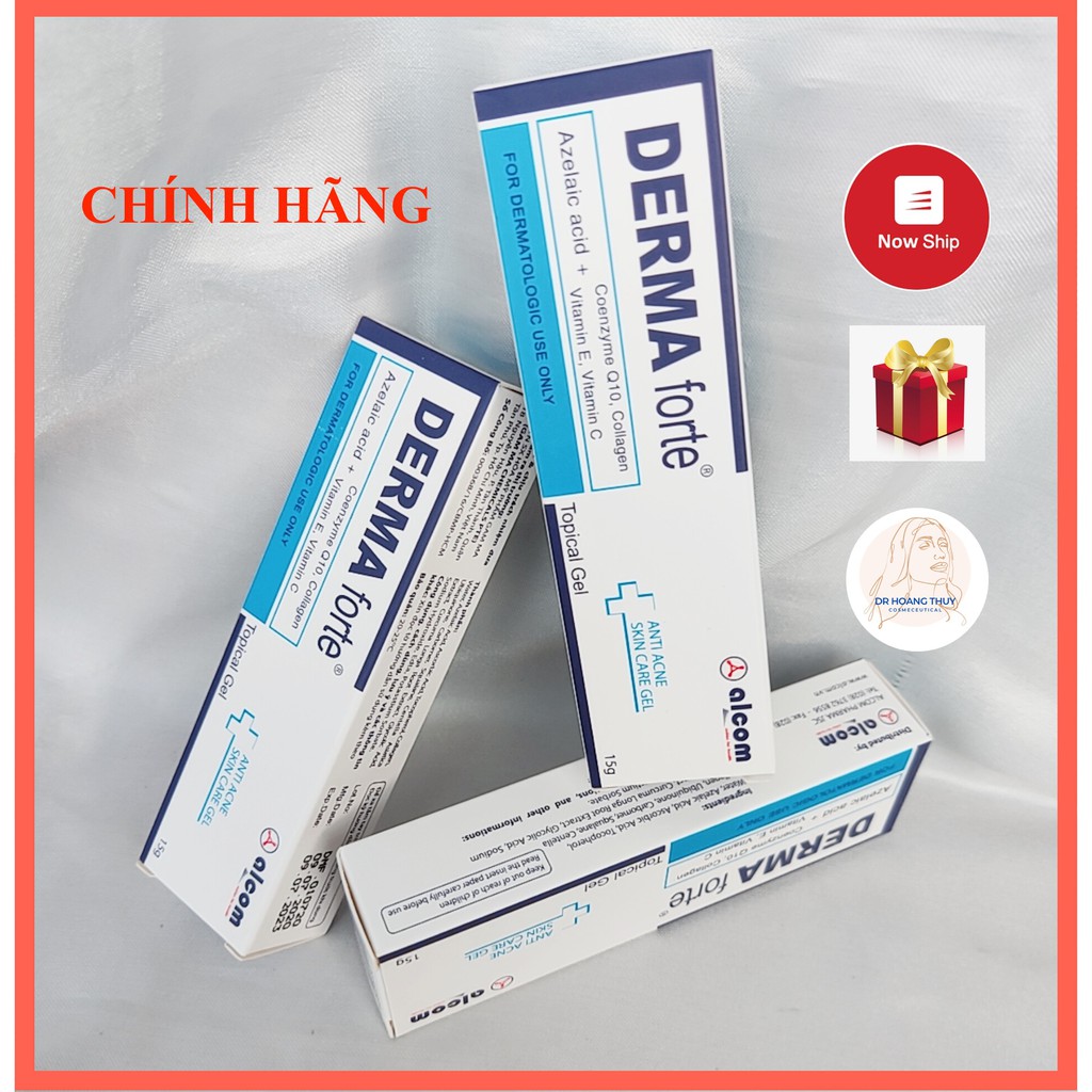 Derma Forte Gel - ngừa mụn, giảm thâm mụn (15g)