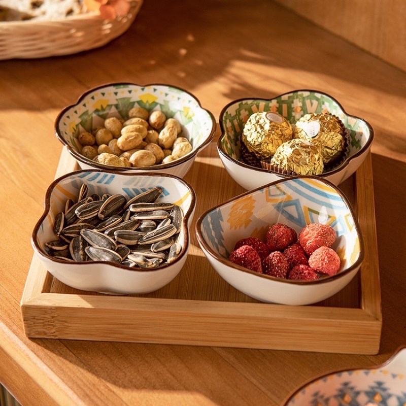 Chén gia vị, chén chấm phong cách Bohemian