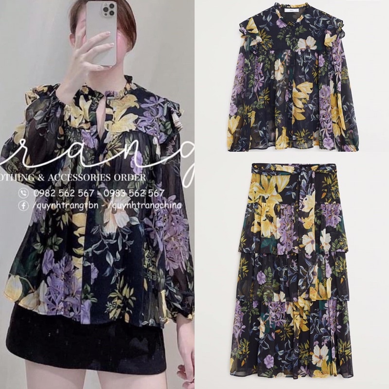 Áo kiểu Mango chính hãng