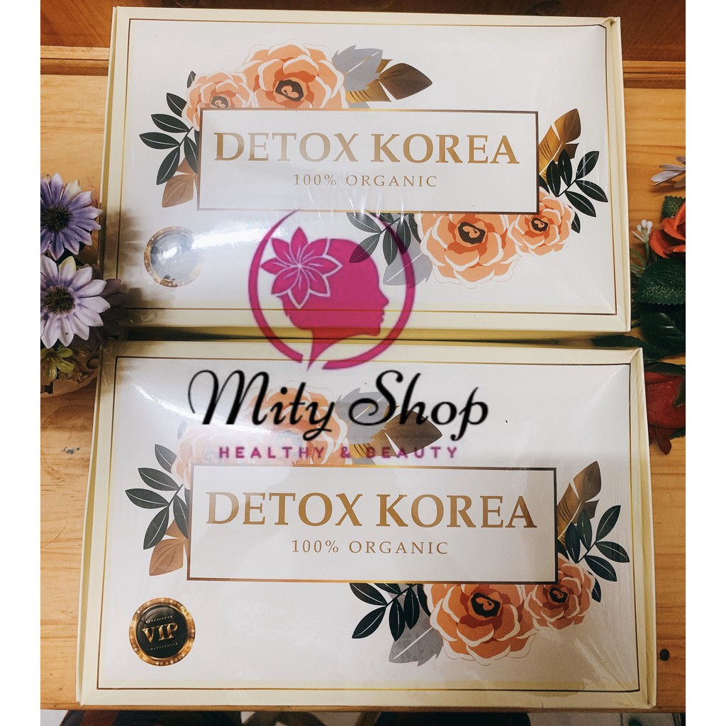Detox Hoa Quả Sấy Khô Giảm Cân, DETOX KOREA Full VIP (mix 5 vị) - Tặng bình Pongdang 1000ml + Đường