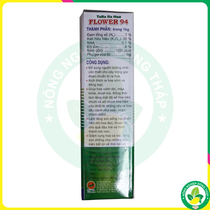 Kích ra hoa FLOWER 94 TOBA hộp 1kg