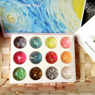 Set trang trí Nails 12 màu A3-Xà cừ