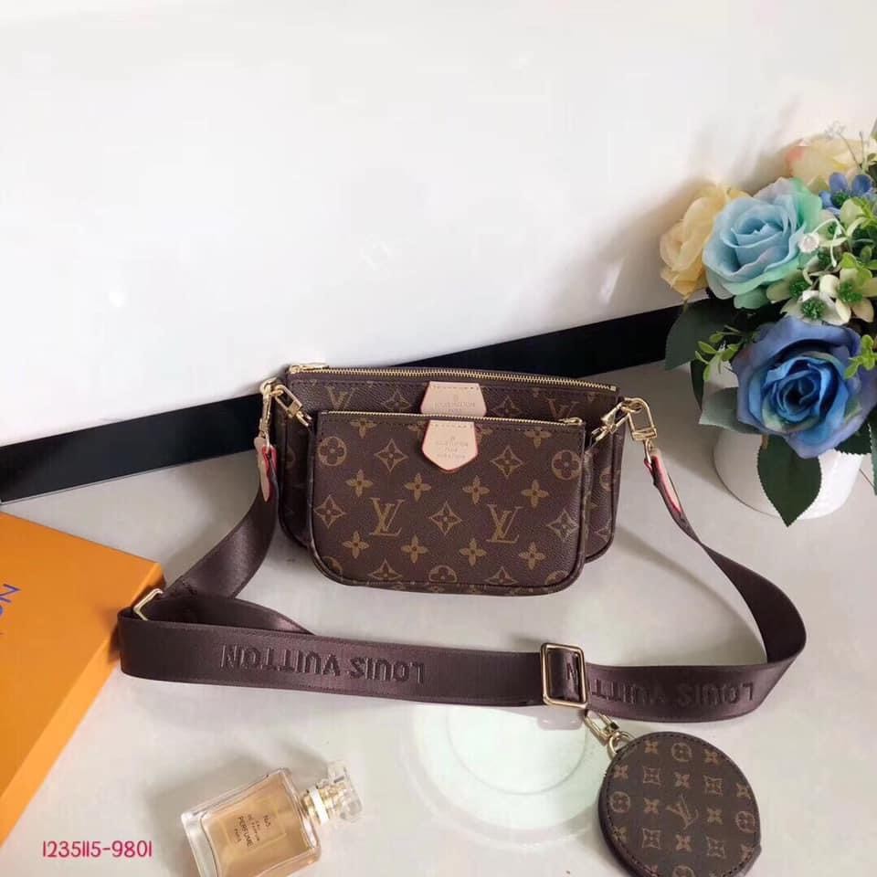 Sét túi xách lv 3 chi tiết hàng fullbox nam châm