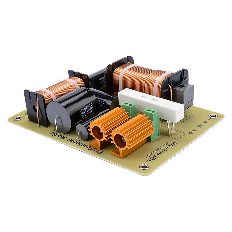 Âm thanh 2 chiều Bộ phân tần Tweeter Bass Loa chéo Bộ lọc giai đoạn phân chia tần số chuyên nghiệp cho loa 15 Inch