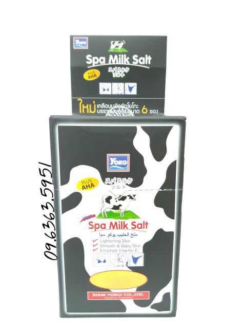 FREESHIP 50K - Muối tẩy tế bào chết Yoko Spa Milk Salt 50g