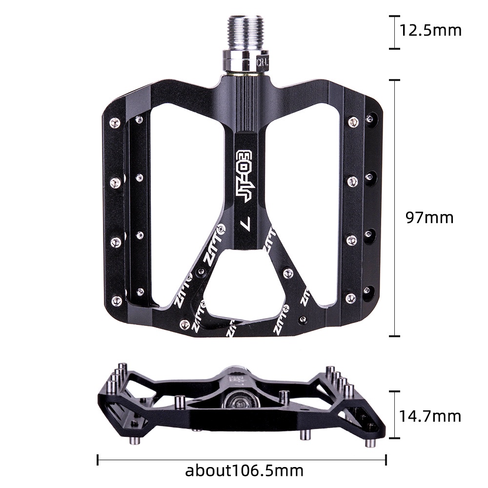 Pê Đan Xe Đạp Bằng Hợp Kim Nhôm ZTTO MTB JT03 CNC 10 Pin Siêu Nhẹ Chất Lượng Cao