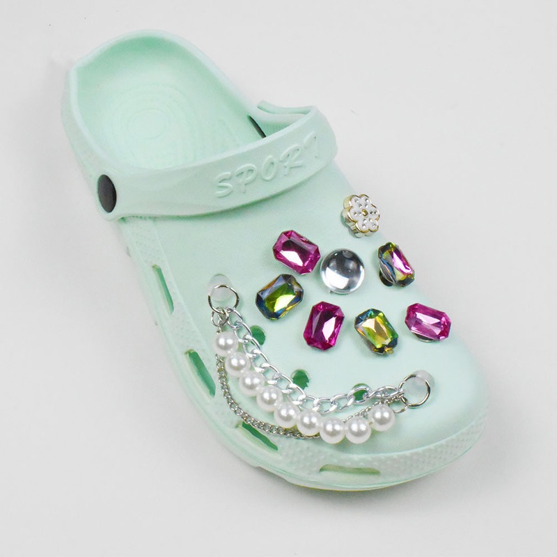 Bộ Phụ Kiện Khóa Dây Giày Crocs Jibbitz DIY Nhiều Màu Sắc Dành Cho Bạn Nữ