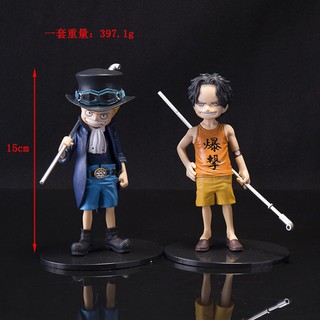 Set nhân vật OnePiece kid (5 nhân vật Luffy, Zoro, Sanji, Ace, Sabo) - OnePiece