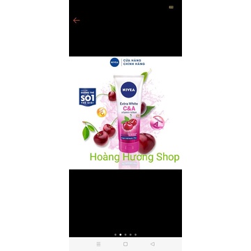 Dưỡng thể chống nắng Cherry Nivea Extra White C A 180ml