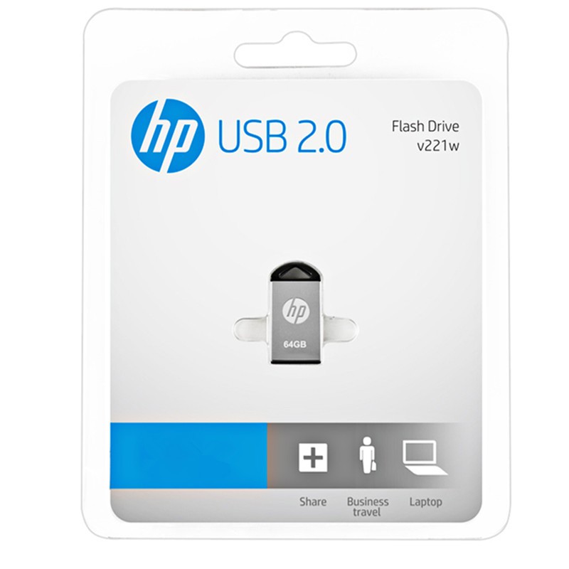 USB HP V221W tùy chọn dung lượng kèm đầu chuyển đổi và giá đỡ điện thoại tiện dụng